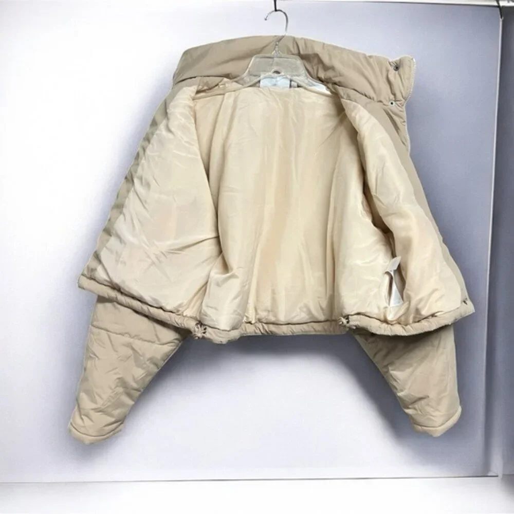 🌻THE FIFTH LABEL Tan Remake Cropped Puffer Jacket US SIZE 6